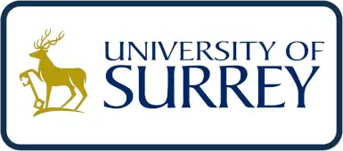 University Of Surrey logo.